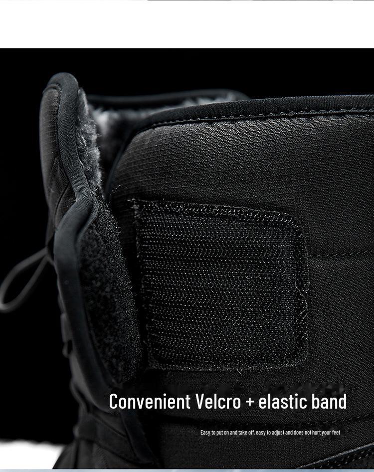 Мужские зимние ботинки Northeast Large с бархатной подкладкой — толстая, теплая хлопковая обувь для походов на свежем воздухе