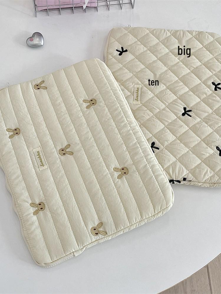 Милый кролик алмазная вышивка корейский чехол для хранения ноутбука/планшета - Доступен в размерах 11/13/15 дюймов.