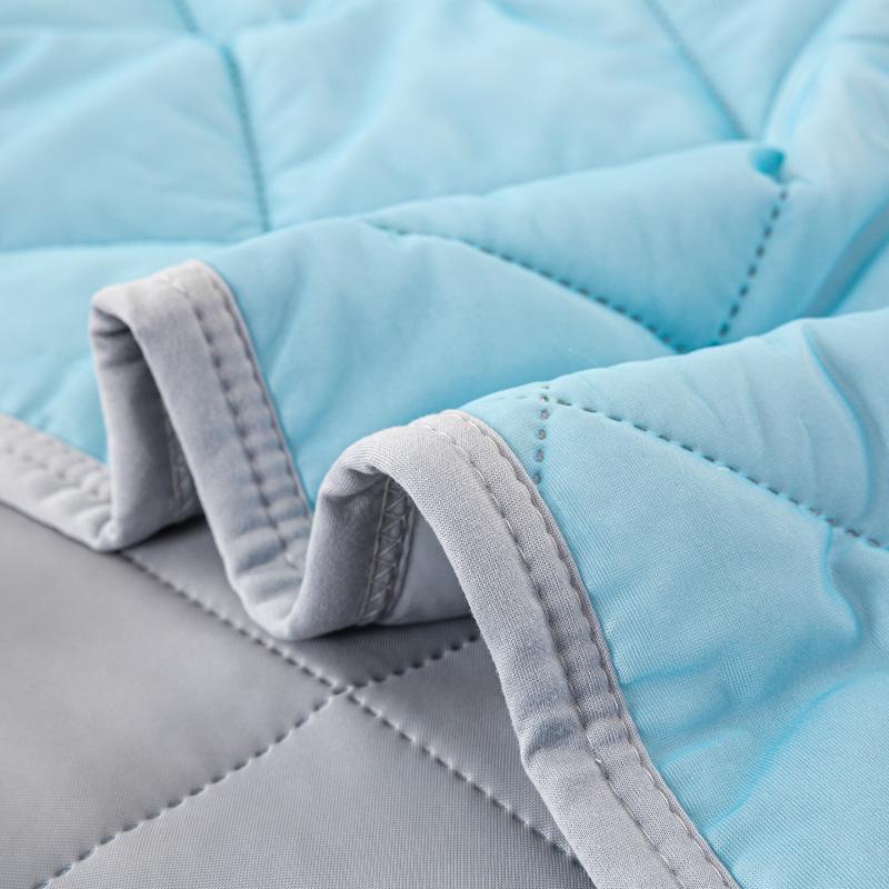 Летнее одеяло из охлаждающего шелка - Однотонное одеяло из ледяного шелка для кондиционирования воздуха для детей, Тонкое и освежающее одеяло, Идеальный летний подарок