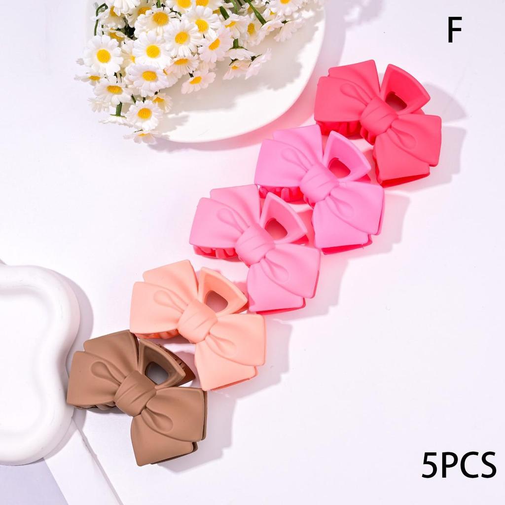 Высококачественный зажим-краб с бантом: Женская заколка-краб однотонная, большого размера, аксессуар для волос