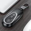 Mercedes-Benz Aluminum Alloy Key Case S/C/E-Class Full Coverage Shell with English Label Square Buckle