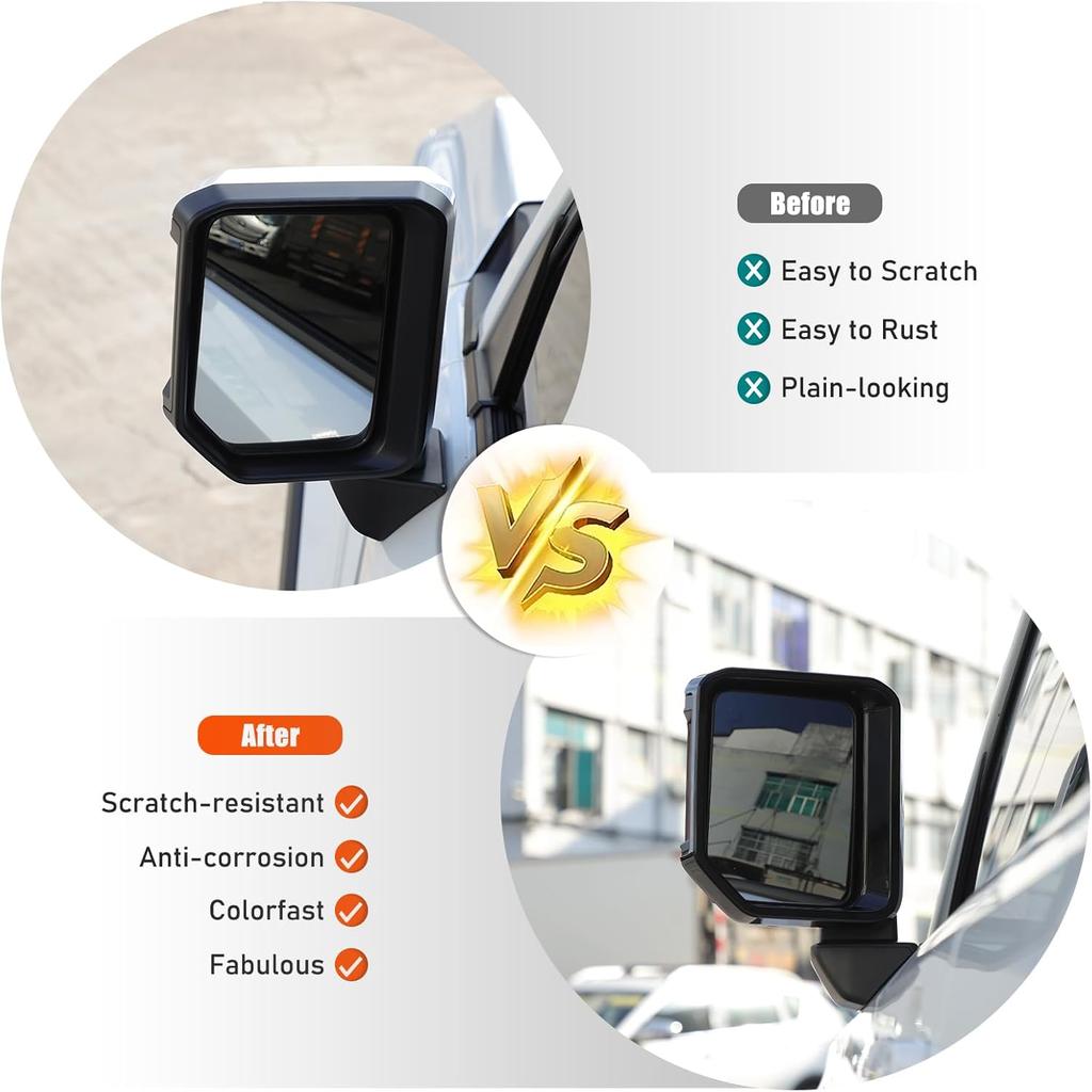 Козырек от дождя для зеркала заднего вида, совместимый с Toyota Land Cruiser Prado 250 J250 LC250 2024 2025, аксессуары