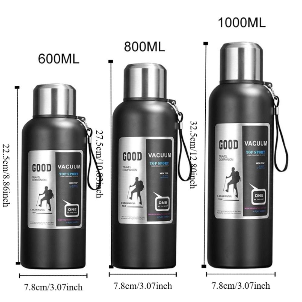 316 Stainless Steel Travel Insulated Cup with Filter Vacuum Flask Sports Thermos Bottle Man