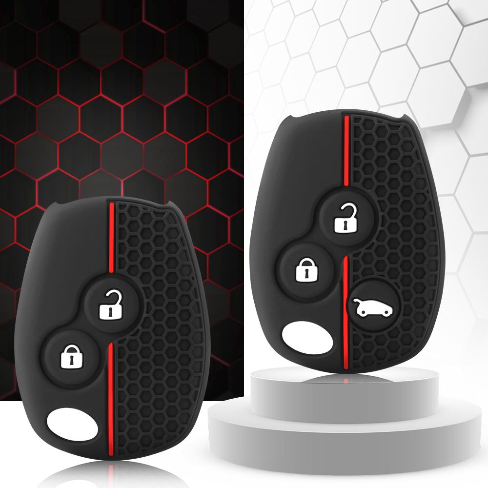 Silicone Car Key Case Cover 2 Buttons For Renault Kangoo DACIA Scenic Megane Sandero Captur Twingo Modus