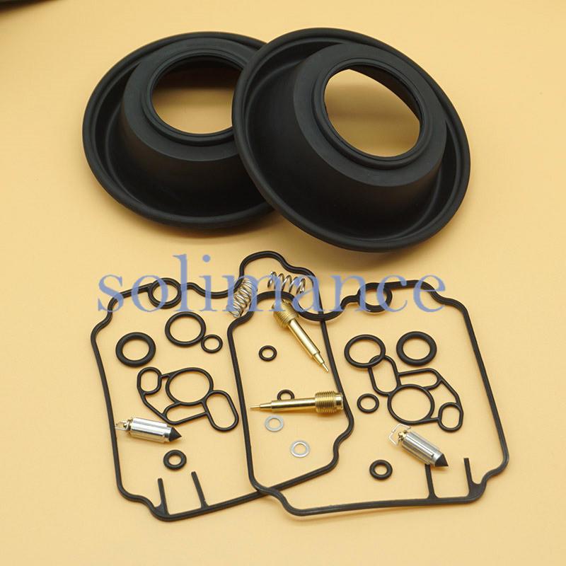 For Yamaha XTZ750 Super Tenere Hold TDM850 XTZ 750 TDM 800 Carburetor Repair Kit Float Membrane Diaphragms Rebuild Parts