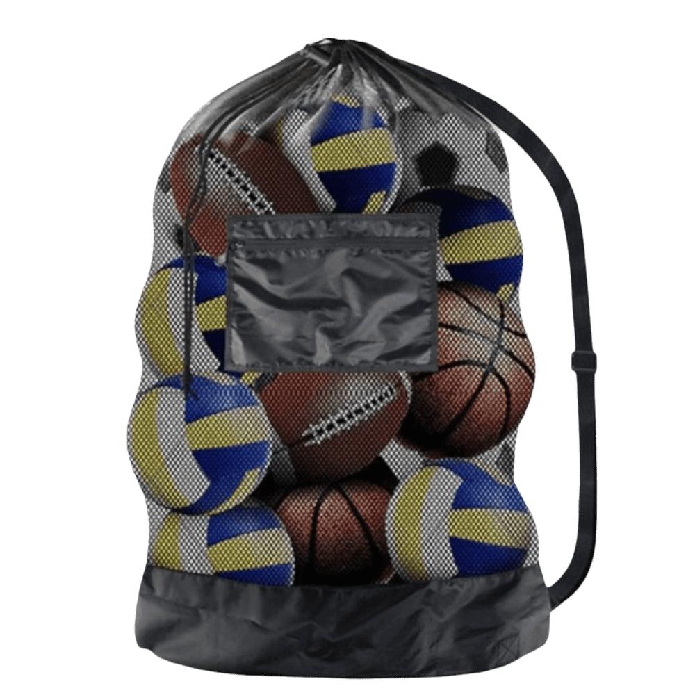 Large Capacity Sports Ball Bag Mesh Mesh Sports Equipment Bag Basketball