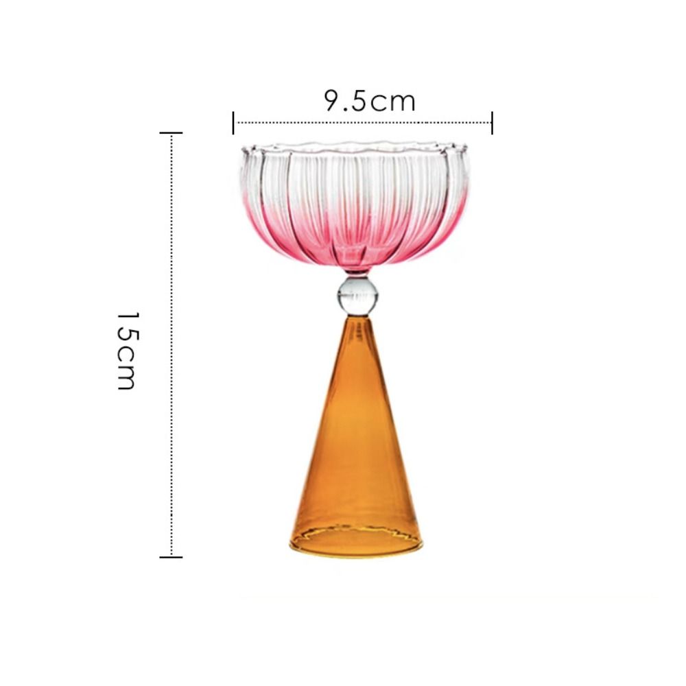 Creative Ice Cream Cup Glass Wine Cup Goblet Dessert Cup Bar
