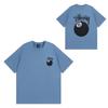 Mens Casual Short Sleeve Cotton T-Shirt With Letter Print Loose Fit Streetwear Style