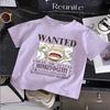Gear 5 Wanted Poster Kids TShirt AnimeInspired Crew Neck Tee for Boys and Girls HighQuality Cotton Casual W