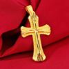 Высококачественные подвески-крестики золотого цвета для мужчин и женщин в одном и том же стиле хип-хопа цвета джокера.