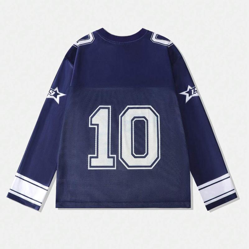 Европейские и американские мужские и женские свободные сетчатые топы для улично-повседневного стиля ранней осени