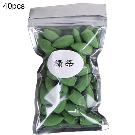 40 шт., конусы для очистки воздуха, аромат, буддизм, дым, обратный поток, благовония, аромат, специи