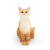 PVC Realistic Pet Figurines Garfield Persian Cat Pastoral Cat Cat Statue Ornament  Desktop Ornament