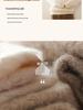 2025 Women's Autumn/Winter Semi-High Neck Cashmere Sweater - Fashionable Solid Color, Three-Ply, Regular Shoulder, Thick Cable Knit.