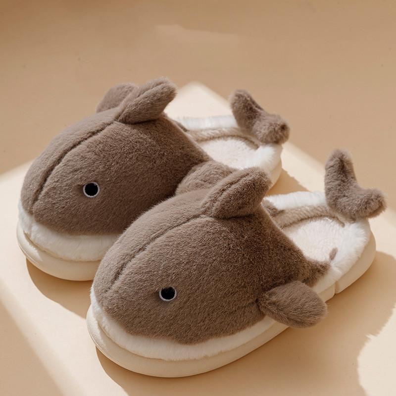 Горячая Распродажа Тапочки Акула Мужская Зимняя Домашняя Обувь Теплые Пушистые Тапочки Мужские Дизайнерские Мультяшные Хлопковые Тапочки Унисекс chanclas de hombre