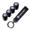 Car Tire Wheel Valve Caps Cover/Car Key Chain Ring Keychain For VW Golf Tiguan Jetta Passat T5 Polo Touran GTI Caddy Transporter zq2
