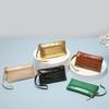 New Crocodile Pattern Clutch Bag Storage Bag Classic Retro Double Pull Change Bag