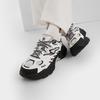 Fila Кроссовки Fern Износостойкие Увеличивающие рост Низкие Массивные Кроссовки Женские Белый Серый F12W441119FSV