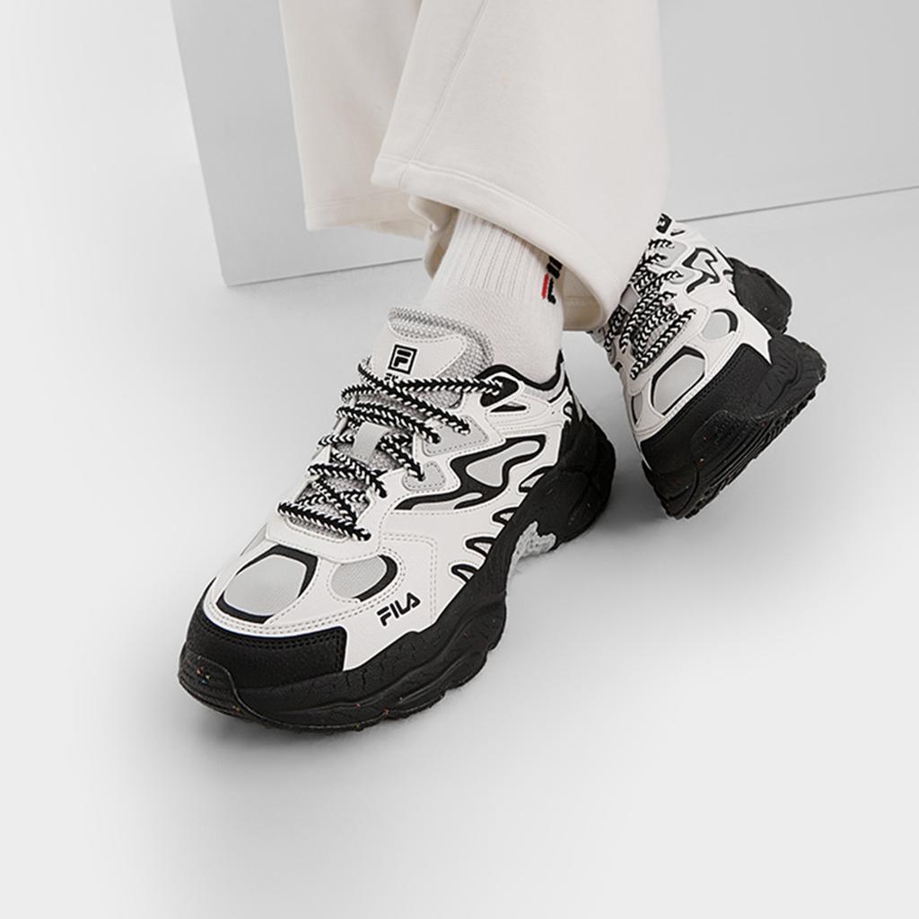 Fila Кроссовки Fern Износостойкие Увеличивающие рост Низкие Массивные Кроссовки Женские Белый Серый F12W441119FSV