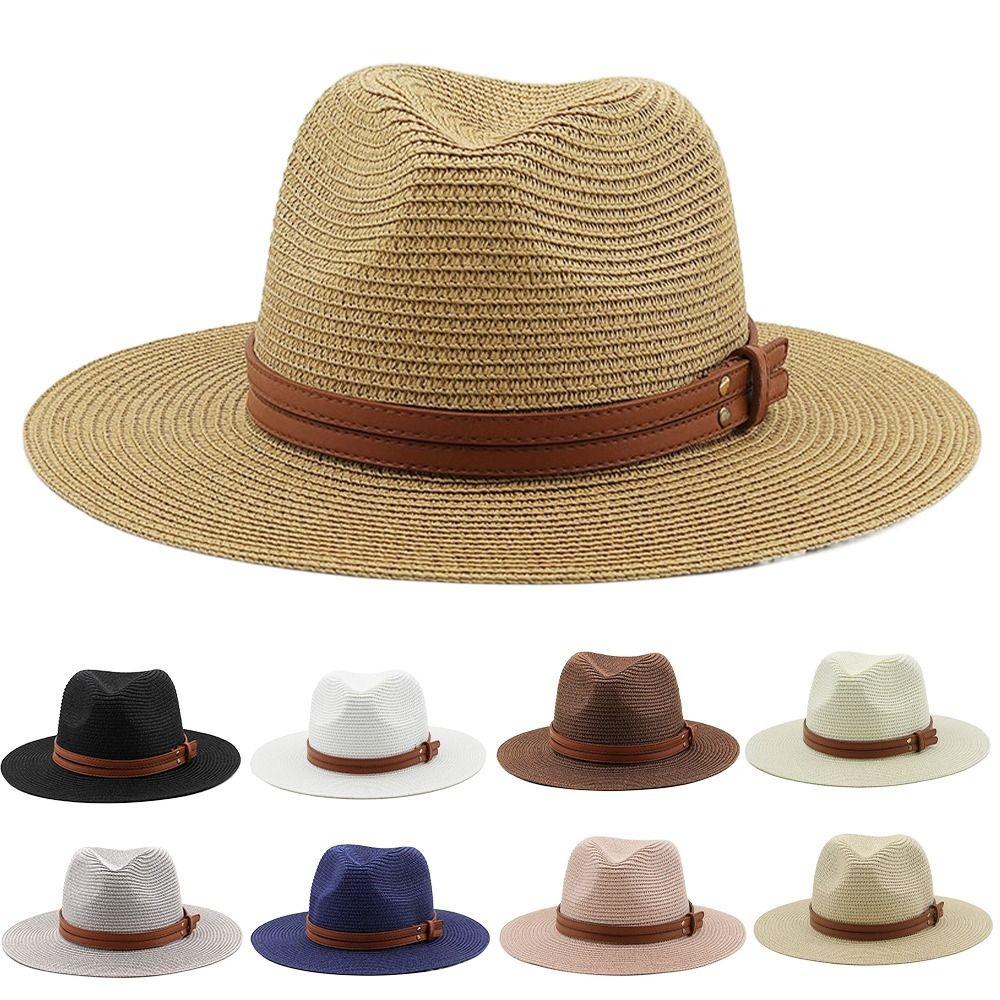 UV Protection Panama Cap Foldable Sun Cap High Quality Jazz Cap  Summer