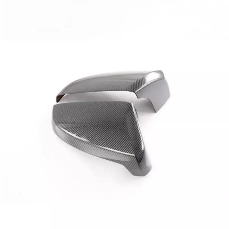 Door Mirror Cover For Isuzu D-Max Dmax -2024 Car Sticker Rearview Side Mirror Cover Wing Cap Exterior Carbon Fiber