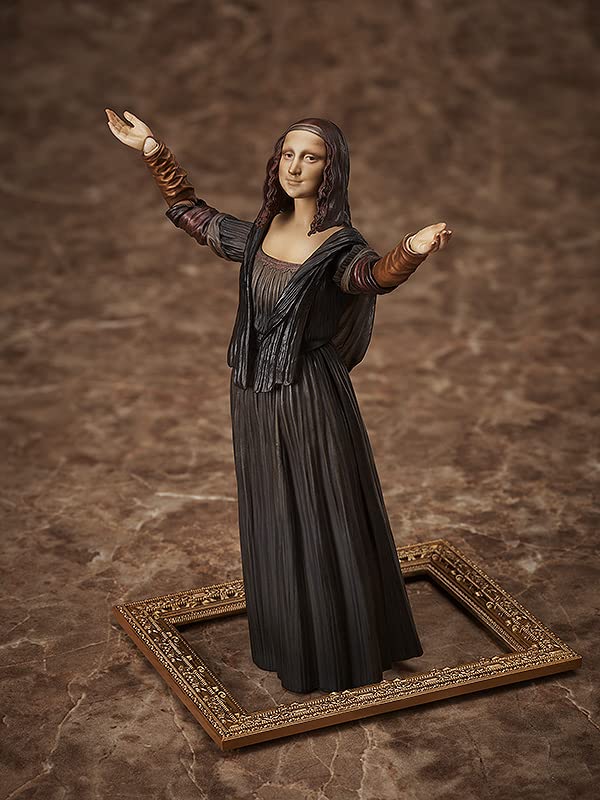 Figma Музей стола Леонардо да Мона Лиза Пластиковая раскрашенная подвижная фигурка Винчи Немасштабная