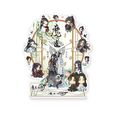 Аниме Mo Dao Zu Shi, экшн-фигурка, таймер, подставка для часов, модель Wei Wuxian Lan Wangji, акриловое украшение, подарки