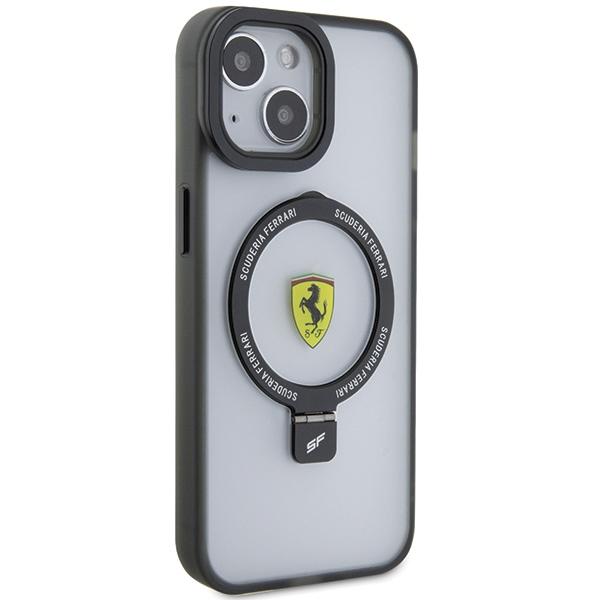 Ferrari Fehmp15Muscah Iphone 15 Plus / 14 Plus 6.7 Transparent Hardcase Ring Stand 2023 Collection Magsafe