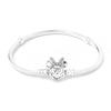 597770Cz Moment Pave Disney Minnie Mouse Clasp Snake Chain Bracelet