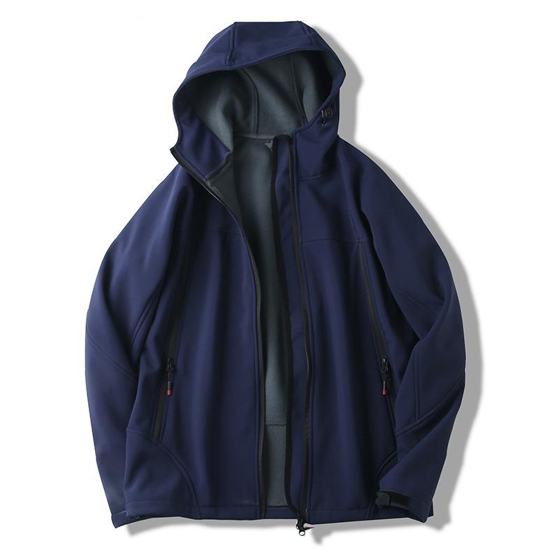 Мужская водонепроницаемая теплая куртка с капюшоном для улицы, спринтерская куртка