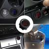 Kebidumei Автомобильный круглый вольтметр температуры 12-24 В Автомобильный измеритель напряжения Дисплей Цифровое измерение Автомобильный Мотоциклетный Лодочный Термометр