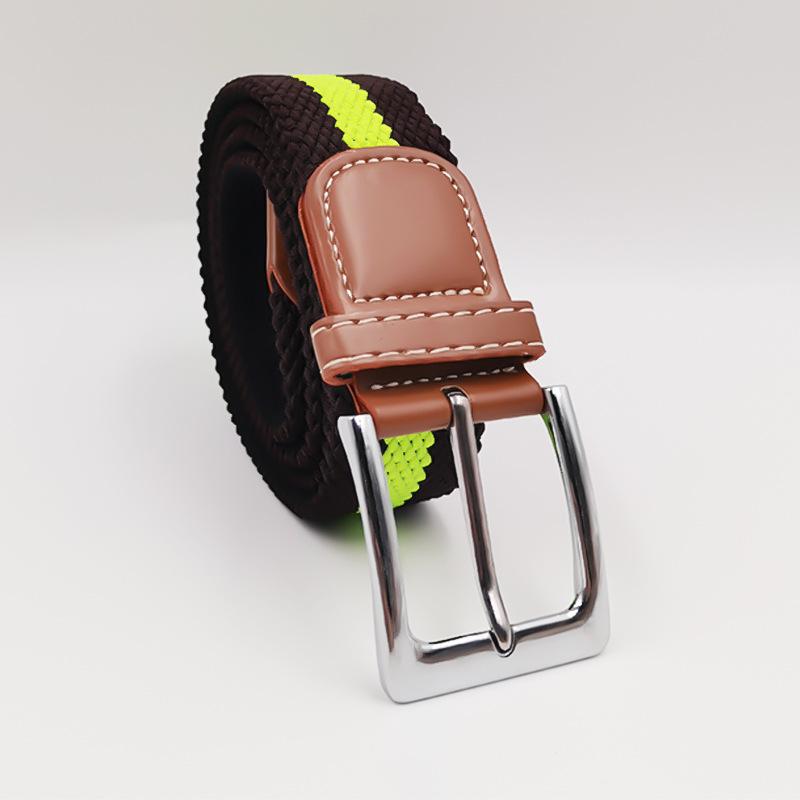 Маленький эластичный плетеный ремень Эластичный студенческий холщовый ремень Универсальный стиль для мужчин и женщин
