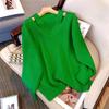 Women Sweater Autumn Loose V-neck Knitted Pullovers Solid Soft Knitwear Bottoming Shirts Ladies Jumpers Basic Sweaters