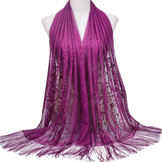 Women Chiffon Prayer Shawl Solid Color Versatile Turban Beach Towel Scarf Breathable Fabric Beach Towel Shawl