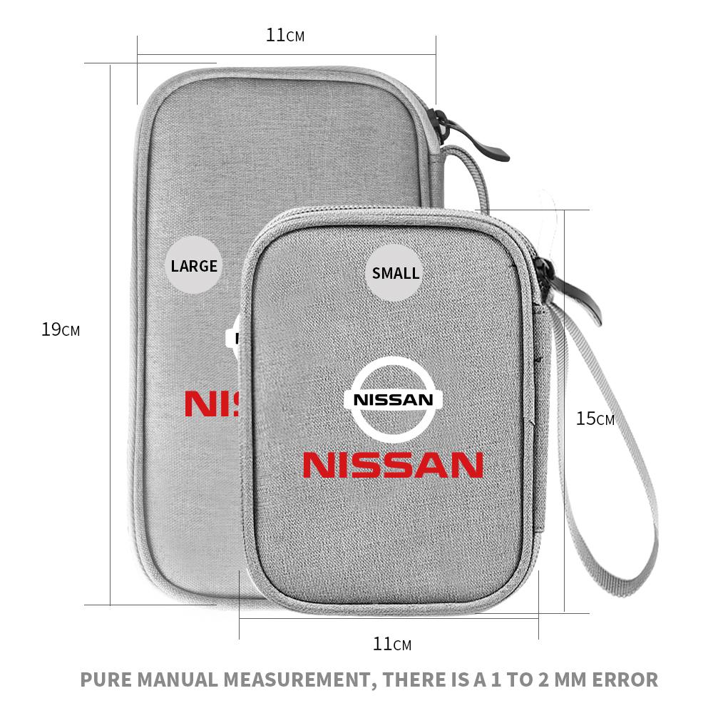 CGCBZC1 Car Storage Pocket Multi-use Organizer Box Phone Key Stowing Tidying Bags For Nissan Nismo Almera Tiida Sunny QASHQAI Skyline