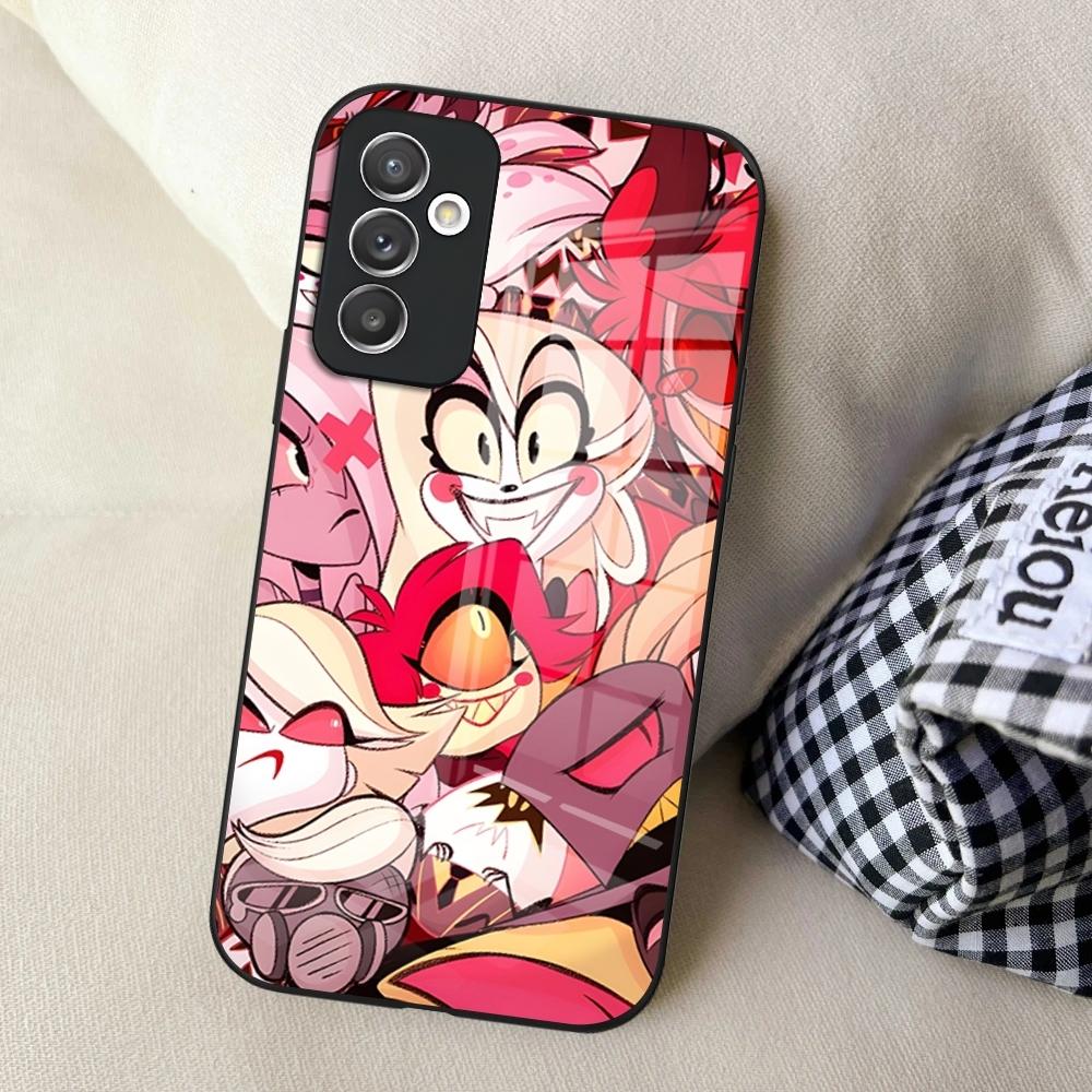 HazbinS H-Hotels AlastorS Phone Case for Samsung S24 Ultra S23 S22 S20 Fe S21 Plus Galaxy A54 A34 A24 A53 M54 Note 20 Back Cover