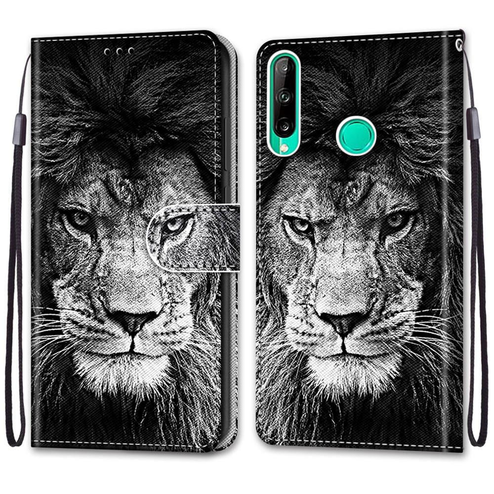 Роскошный окрашенный кожаный чехол-кошелек в стиле книги, защитный чехол для Huawei Y5 Y6 Y7 Y9 P30 P40 P20Lite/Mate 20 Lite/P Smart Z/Nova 6SE