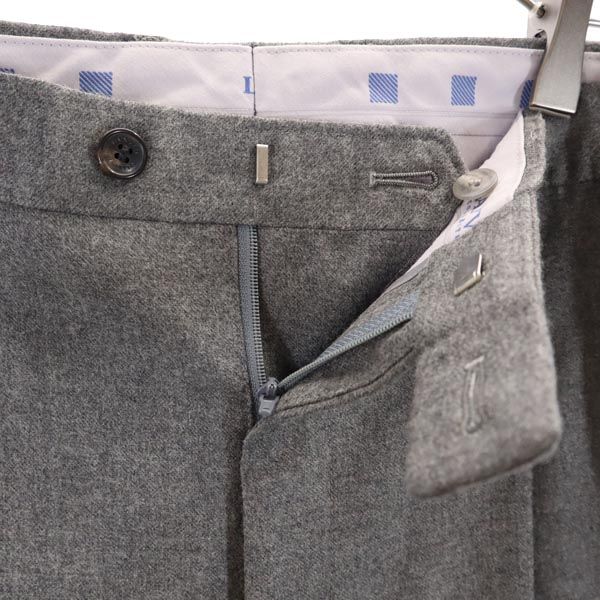 Lanvin Сделано в Японии шерстяные брюки 79 серый мужские б/у