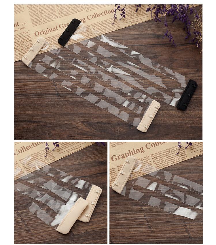 1 шт., женское нижнее белье, женский удлинитель бюстгальтера, 1 ряд, 3 крючка, эластичная полые застежки сзади, плечевой ремень