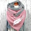 1 Women Printing Scarf Fashion Retro Female Multi-Purpose Shawl Scarf