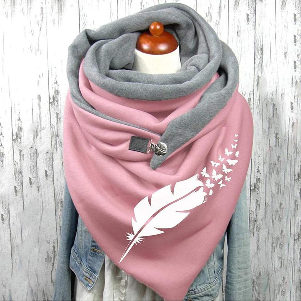 1 Women Printing Scarf Fashion Retro Female Multi-Purpose Shawl Scarf