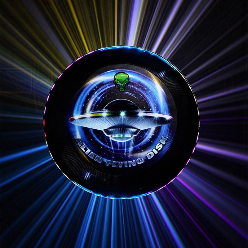 Цветной светящийся фрисби RGB