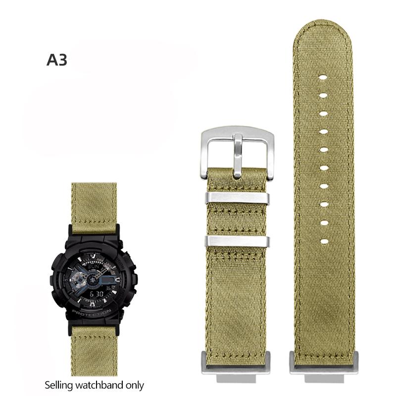 Нейлоновый холщовый ремешок для часов для GSHOCK Casio DW5600 DW-5600 GA110 GA100 GA120 GM2100 GA2100 GA2110 Модифицированный ремешок Спортивный ремешок