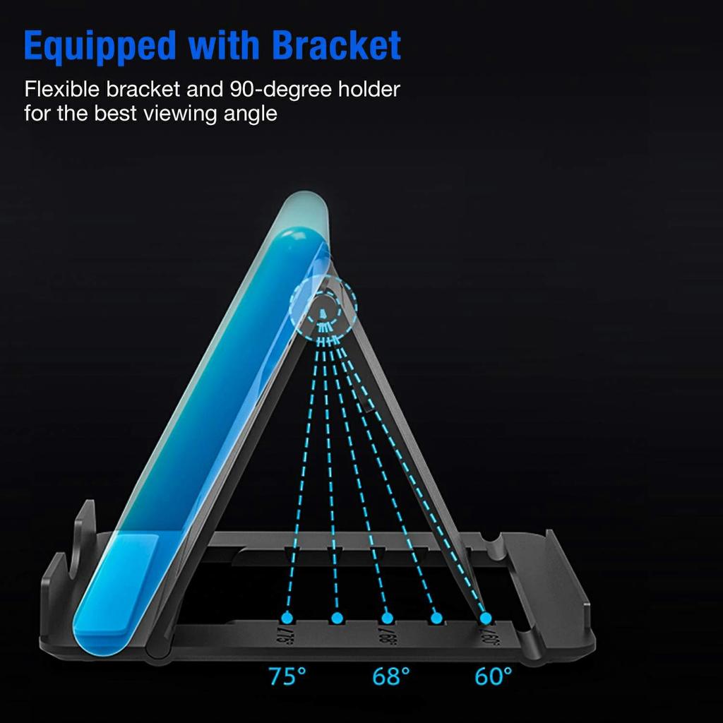 GAMWING Mix Lite Converter Programmable Combo Set with Keyboard,Mouse,Phone Holder for Android Phone Games