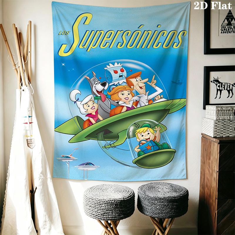 Cartoon Jason Family Pattern Home Decor Tapestry, Wall Hanging, Decorative RV Wall Cloth.ZGT0914241