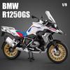 1/9 BMW R1250GS ADV Мотоциклы Симуляция Сплав Модель Мотоцикла Амортизаторы Звук и Свет Коллекционная Игрушечная Машина Подарок Ребенку
