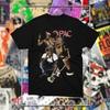 2026 Футболка с графическим принтом рэпера Тупака 2pac Модная унисекс с круглым вырезом хлопковая с коротким рукавом Y2k Популярная хип-хоп Оверсайз Винтажная футболка