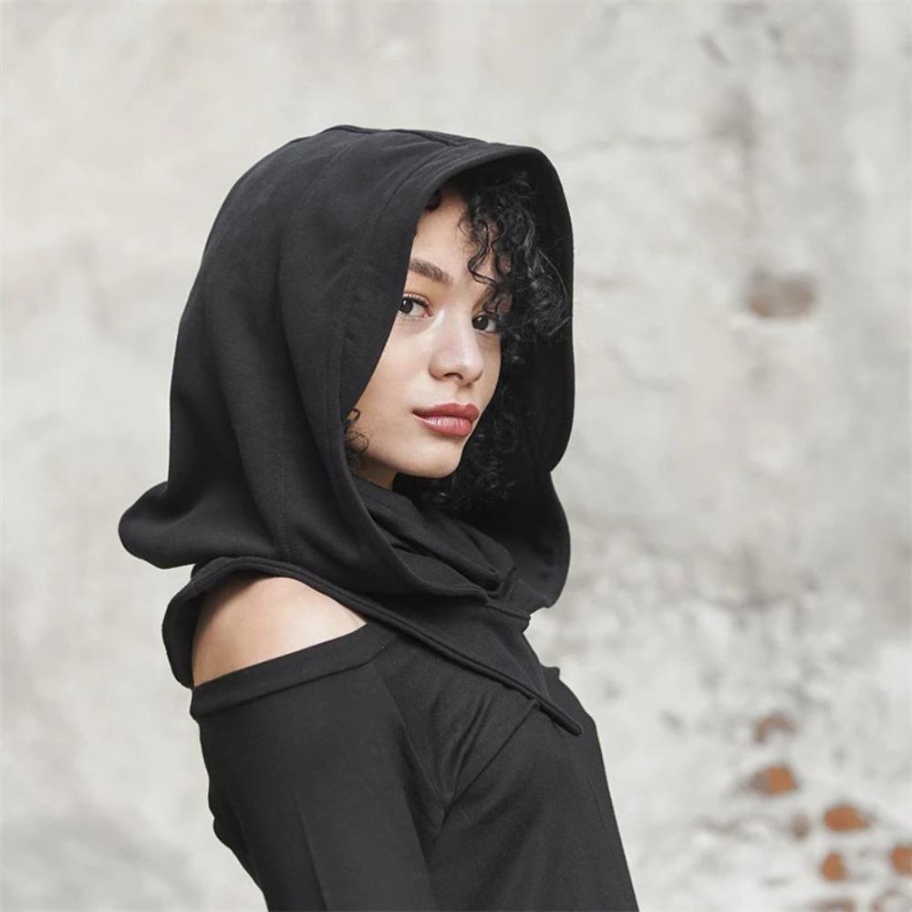 Unisex Halloween Costumes Gothic Assassin Cosplay Costume Accessories Medieval Mask Hat
