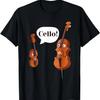 Cello Player Cellist Orchestra Musician Classical Music T-Shirt