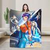 Плед Overwatch Кико Качественный Супер Теплый Плед-покрывало Зимний Декоративный Диван Кровать Эстетичное Покрывало